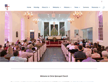 Tablet Screenshot of christchurchvaldosta.org
